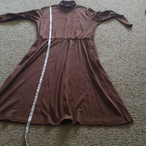 Plus Size Land's End women's sweater maxi dress - Picture 8 of 10